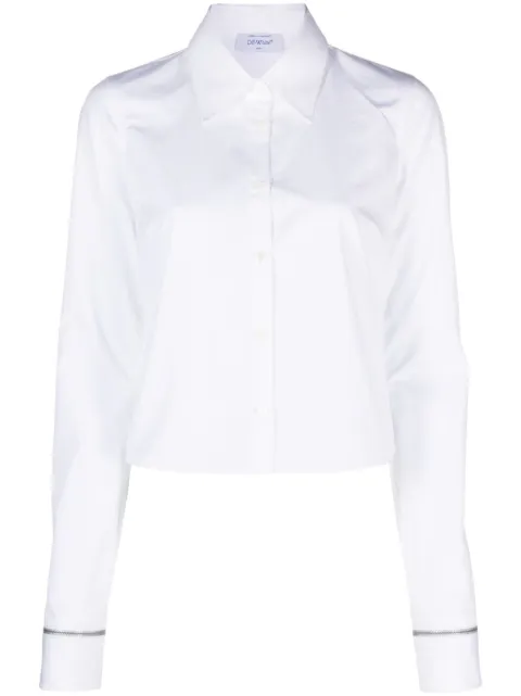 Off-White pointed-collar button-up shirt Women