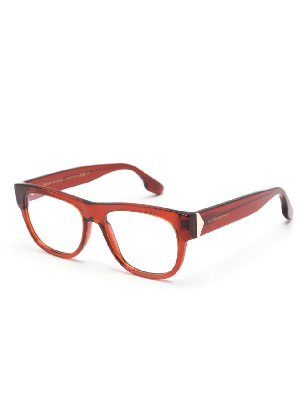 Victoria Beckham Eyewear Bril met vierkant montuur - Rood