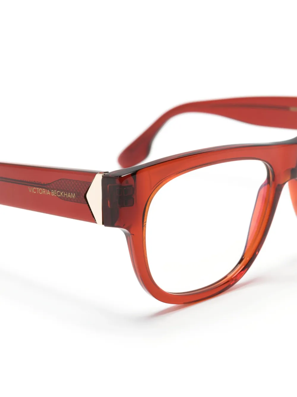 Victoria Beckham Eyewear Bril met vierkant montuur Rood