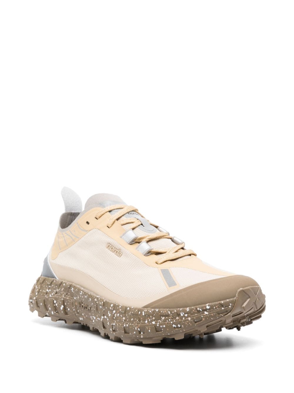 Shop Norda 001 Panelled Sneakers In Neutrals