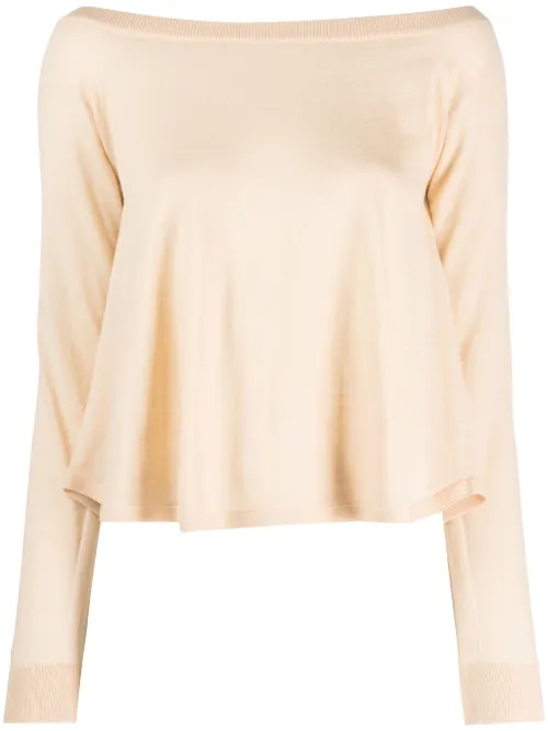 Pull en laine vierge à épaules dénudées - Semicouture - Modalova