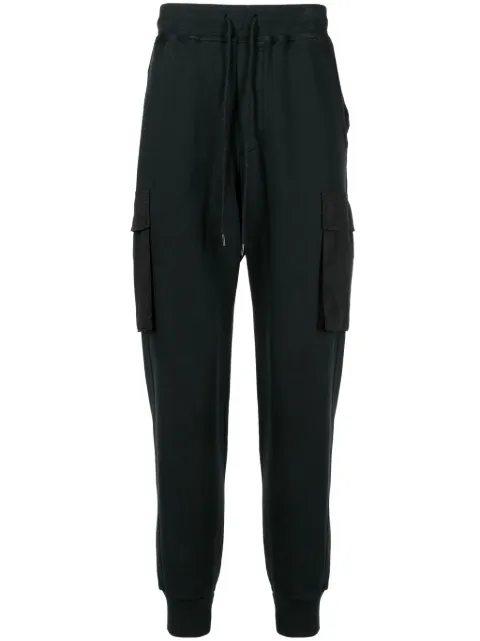DONDUP cargo cotton track pants