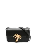 Palm Angels Palm Beach leather crossbody bag - Black