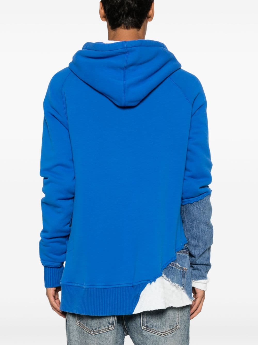 Fragment panelled hoodie