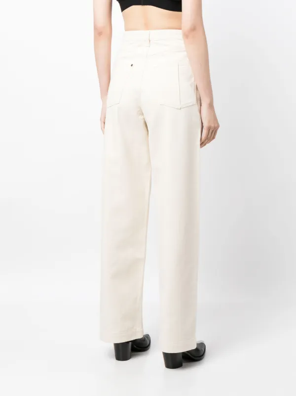 Peter Do high-rise wide-leg Jeans - Farfetch