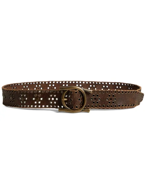 DSQUARED2 perforated leather belt