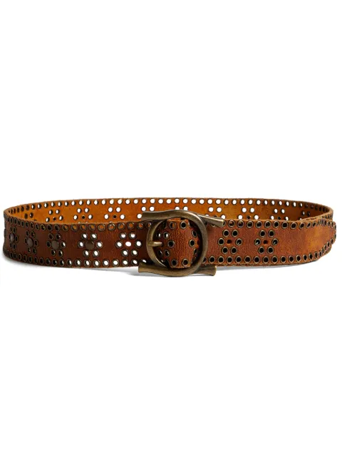 DSQUARED2 eyelet-embellished leather belt
