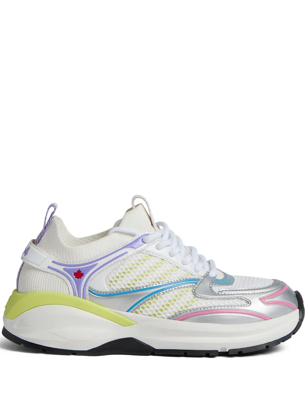 Dsquared2 Sneakers Dash con inserti a contrasto - Bianco