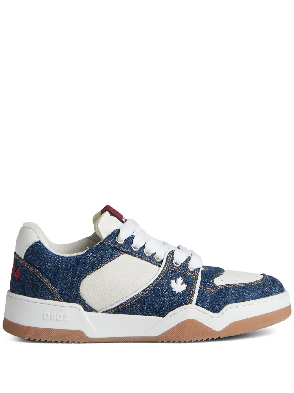 Dsquared2 Panelled Denim Sneakers - Farfetch