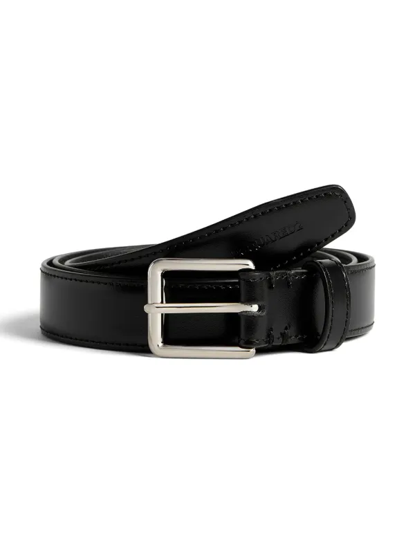 DSQUARED2 レザーベルト 黒 DSQUARED2 ロゴ レザーベルト | ブラック | FARFETCH JP