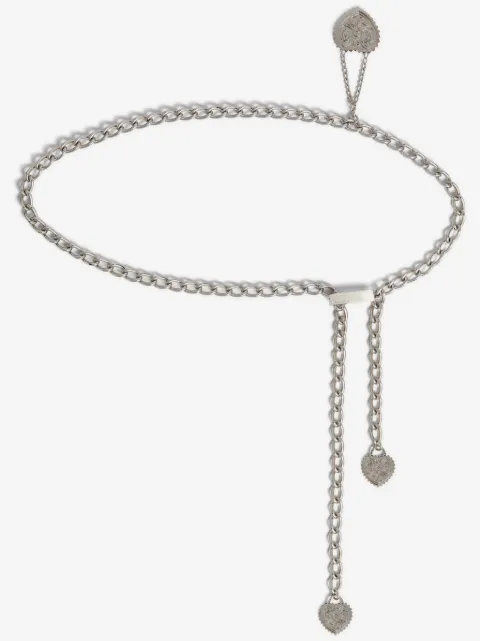 DSQUARED2 heart-pendant chain-link belt