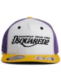 DSQUARED2 logo-embroidered colour-block cap - Purple