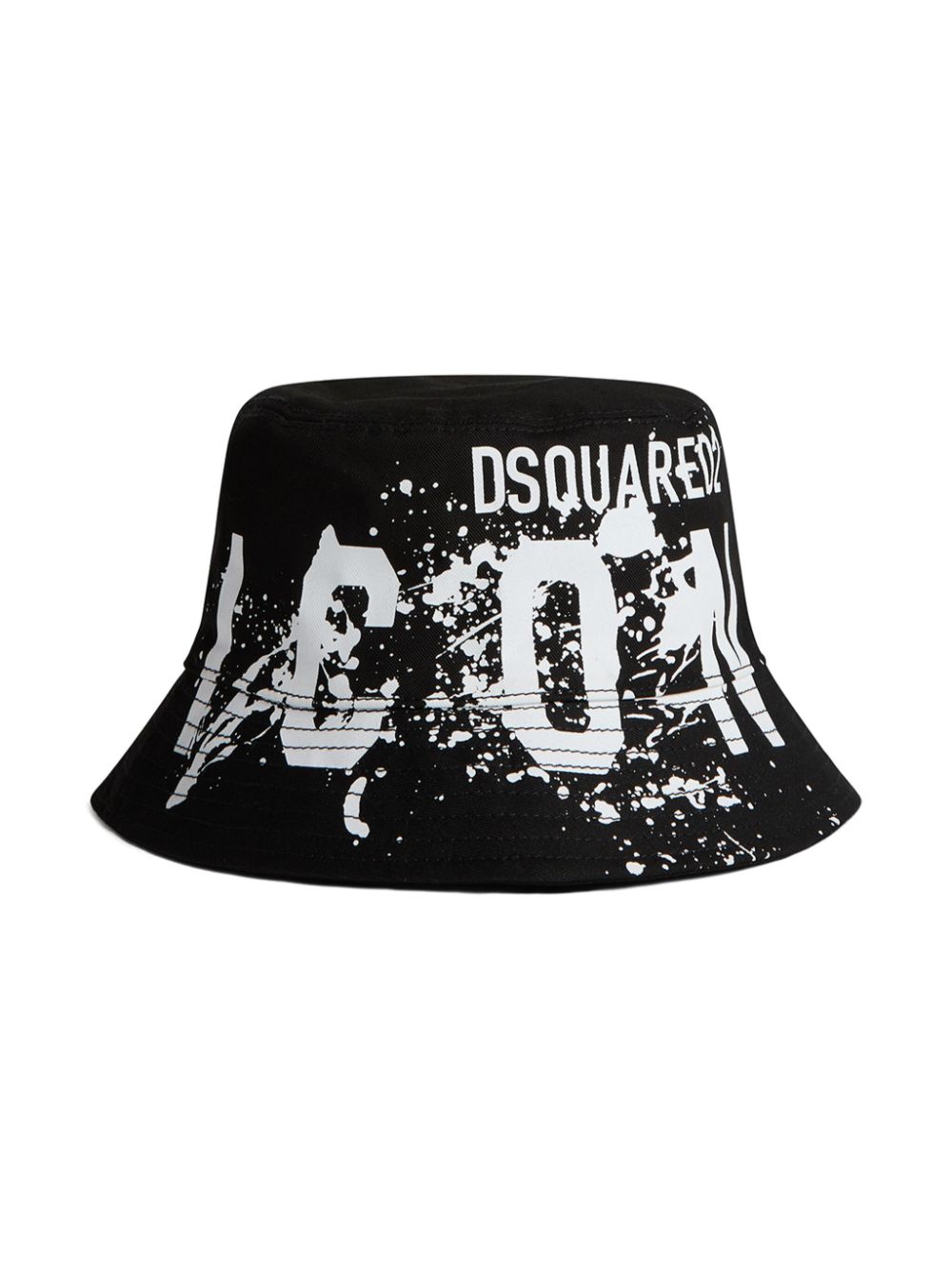 Shop Dsquared2 Logo-print Bucket Hat In Black