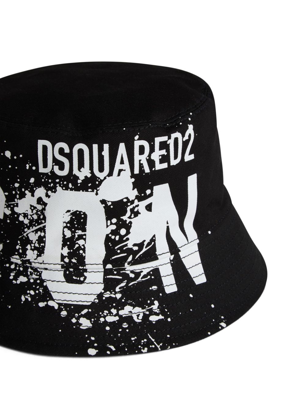Shop Dsquared2 Logo-print Bucket Hat In Black