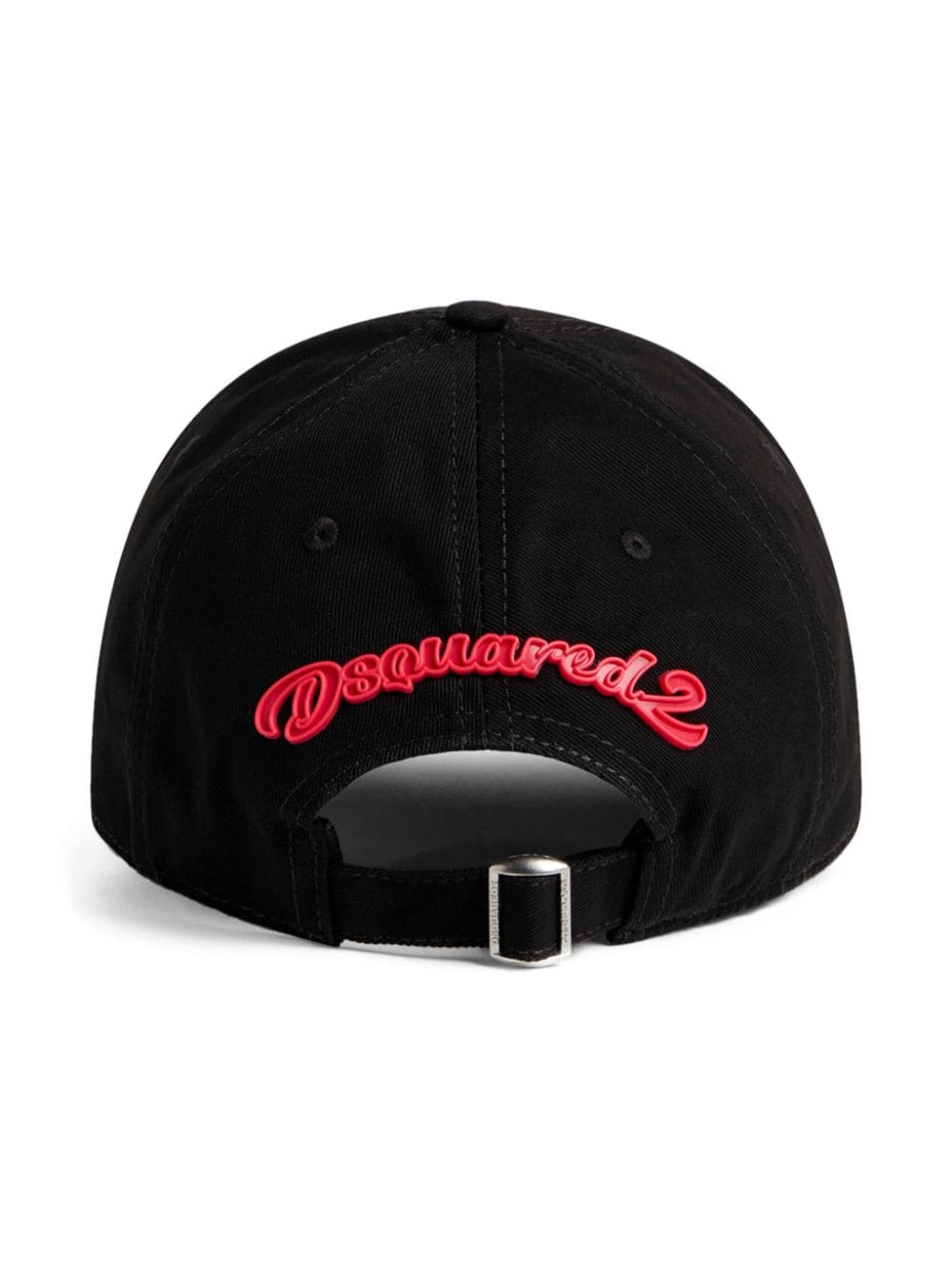 Shop Dsquared2 Logo-appliqué Cotton Cap In Black