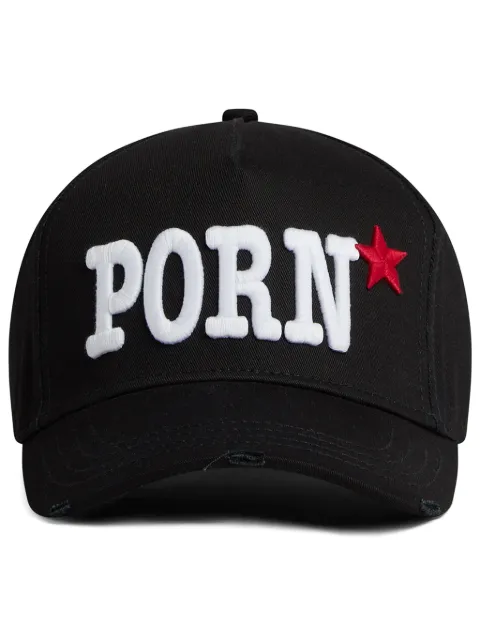 DSQUARED2 logo-embroidered cotton baseball cap