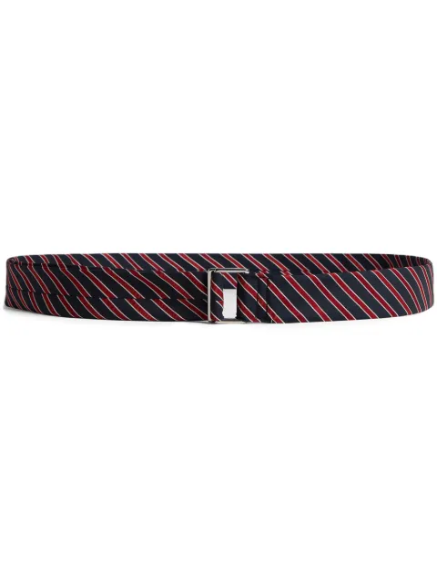 DSQUARED2 ceinture rayée à boucle