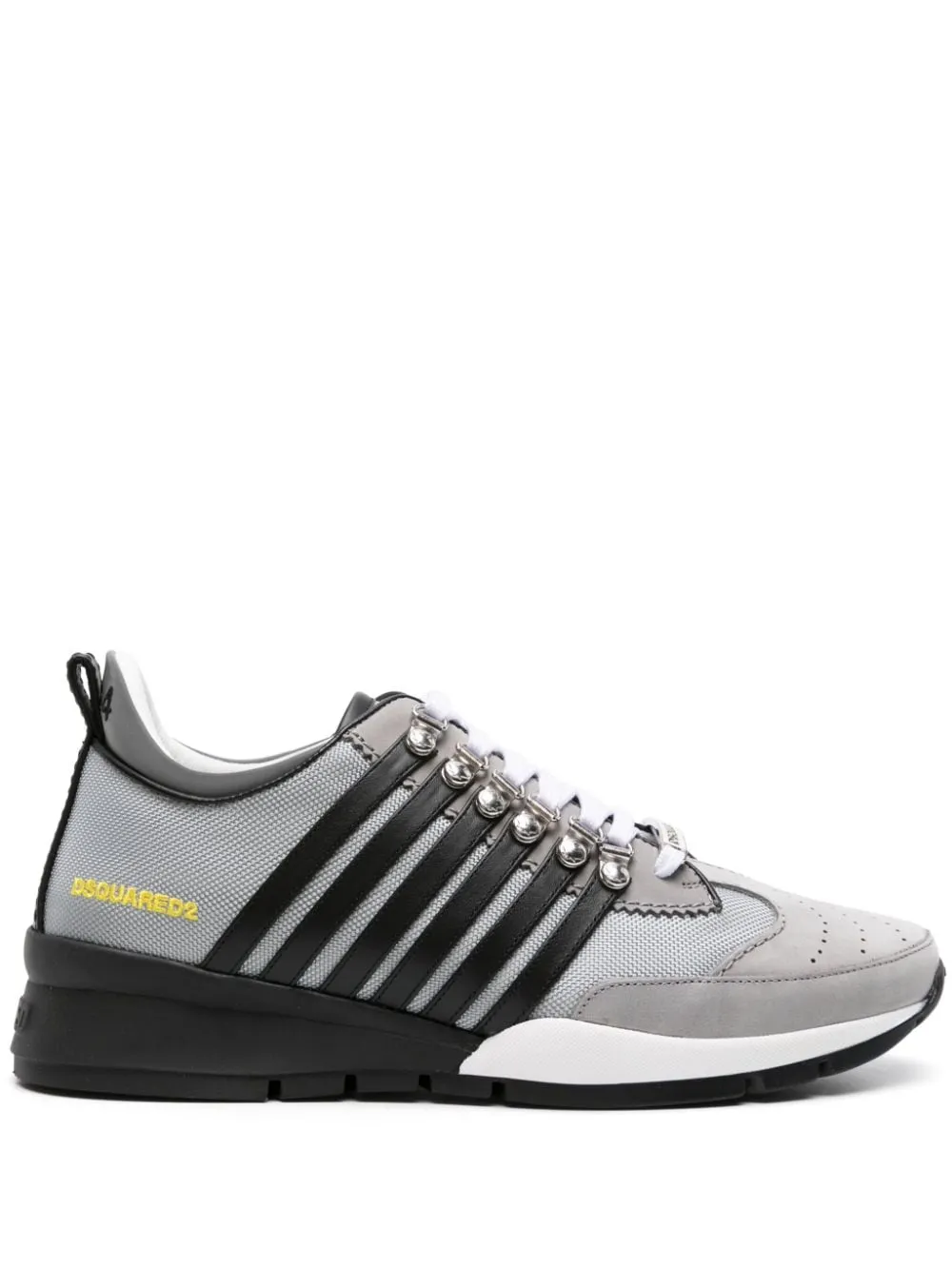 Dsquared2 Original Legend Panelled Sneakers In Grey