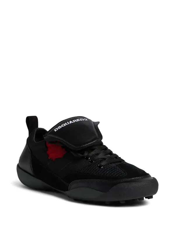 DSQUARED2 メープルリーフ スニーカー | ブラック | FARFETCH JP