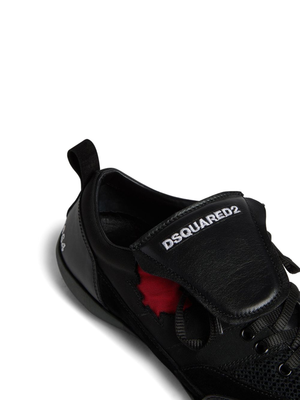 DSQUARED2 Sneakers met print Zwart