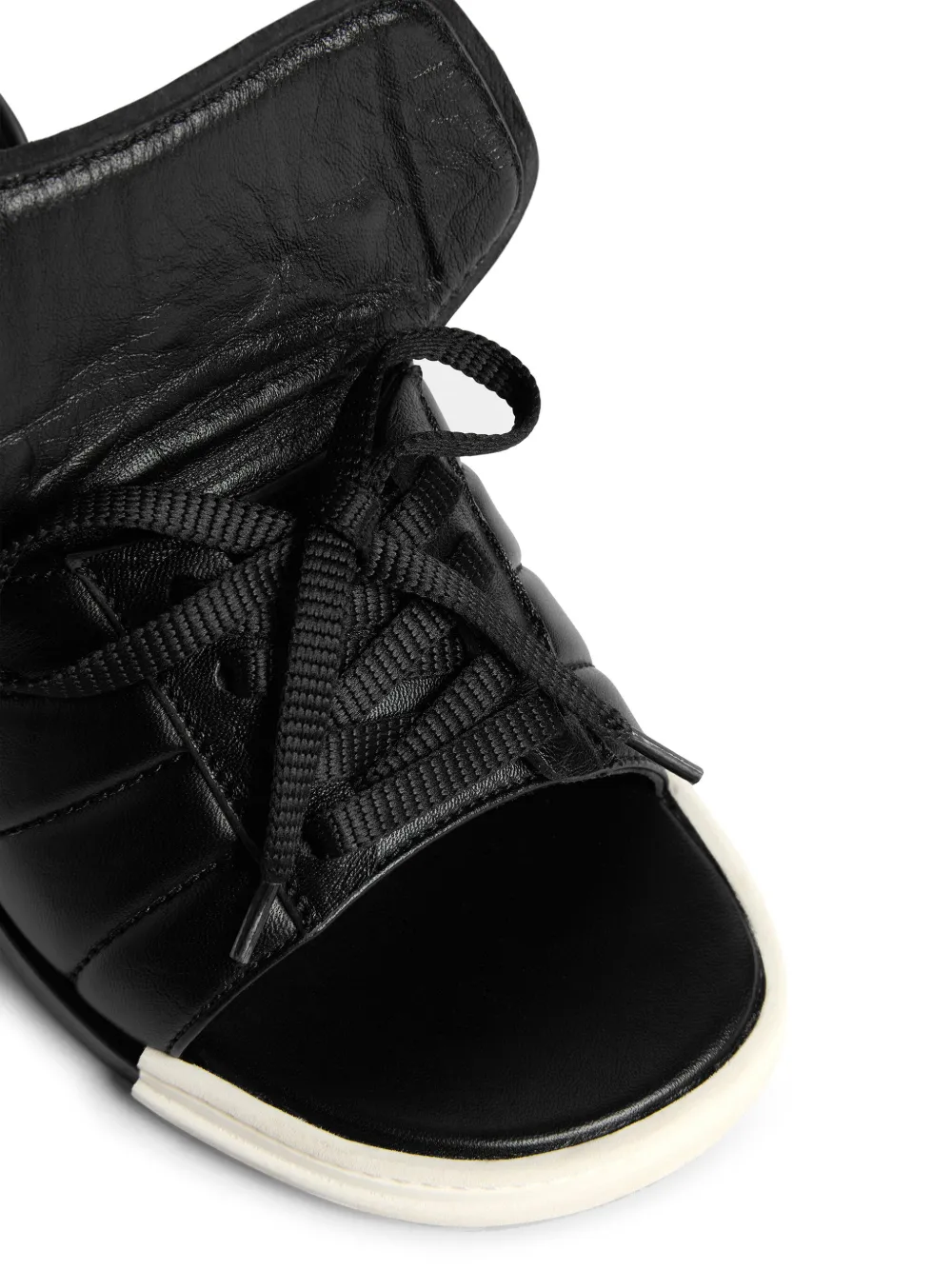 DSQUARED2 Gewatteerde muiltjes met logoprint Zwart