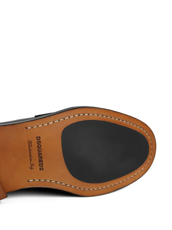 DSQUARED2 D2 レザーローファー | ブラック | FARFETCH JP