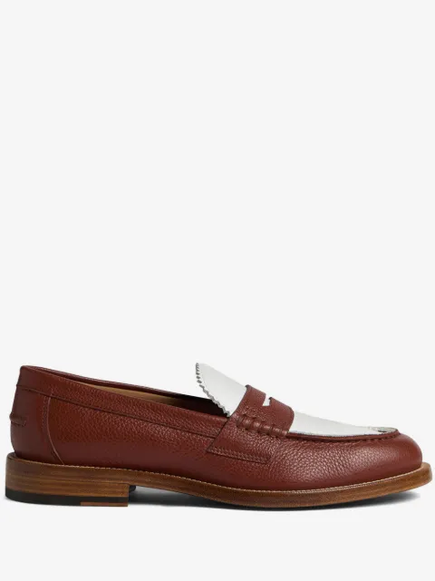 DSQUARED2 colour-block leather loafers
