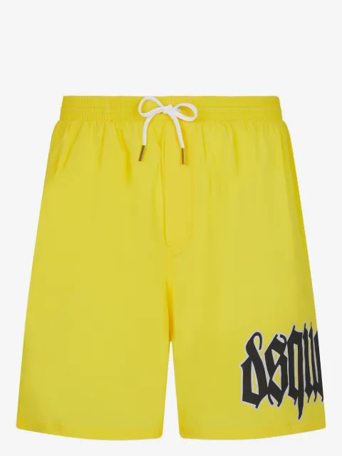 DSQUARED2 logo-print swim shorts