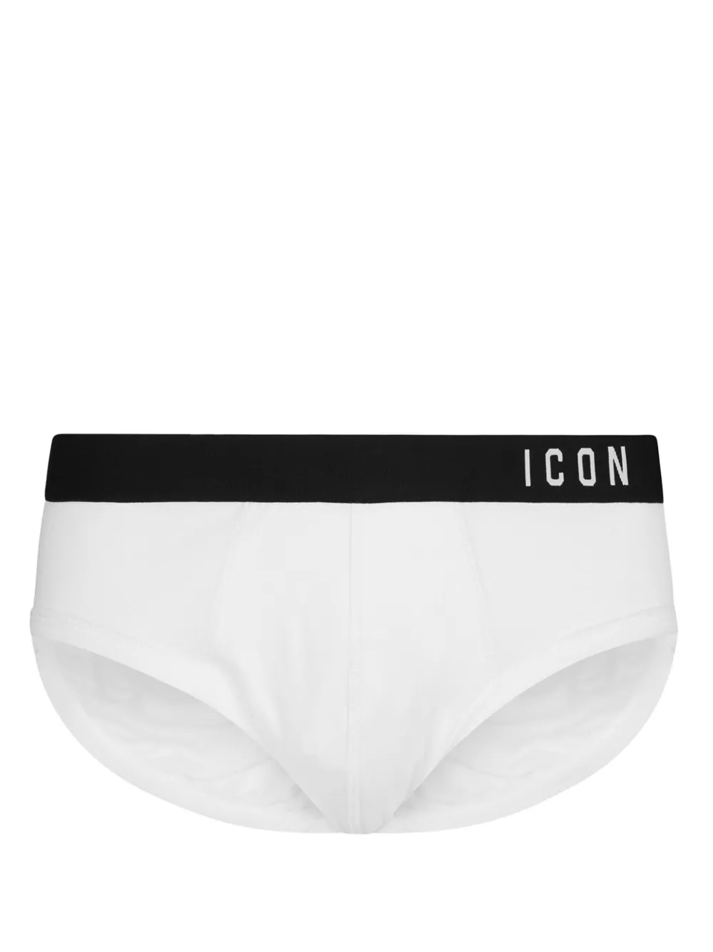 Dsquared2 Icon Elasticated-waistband Briefs In White