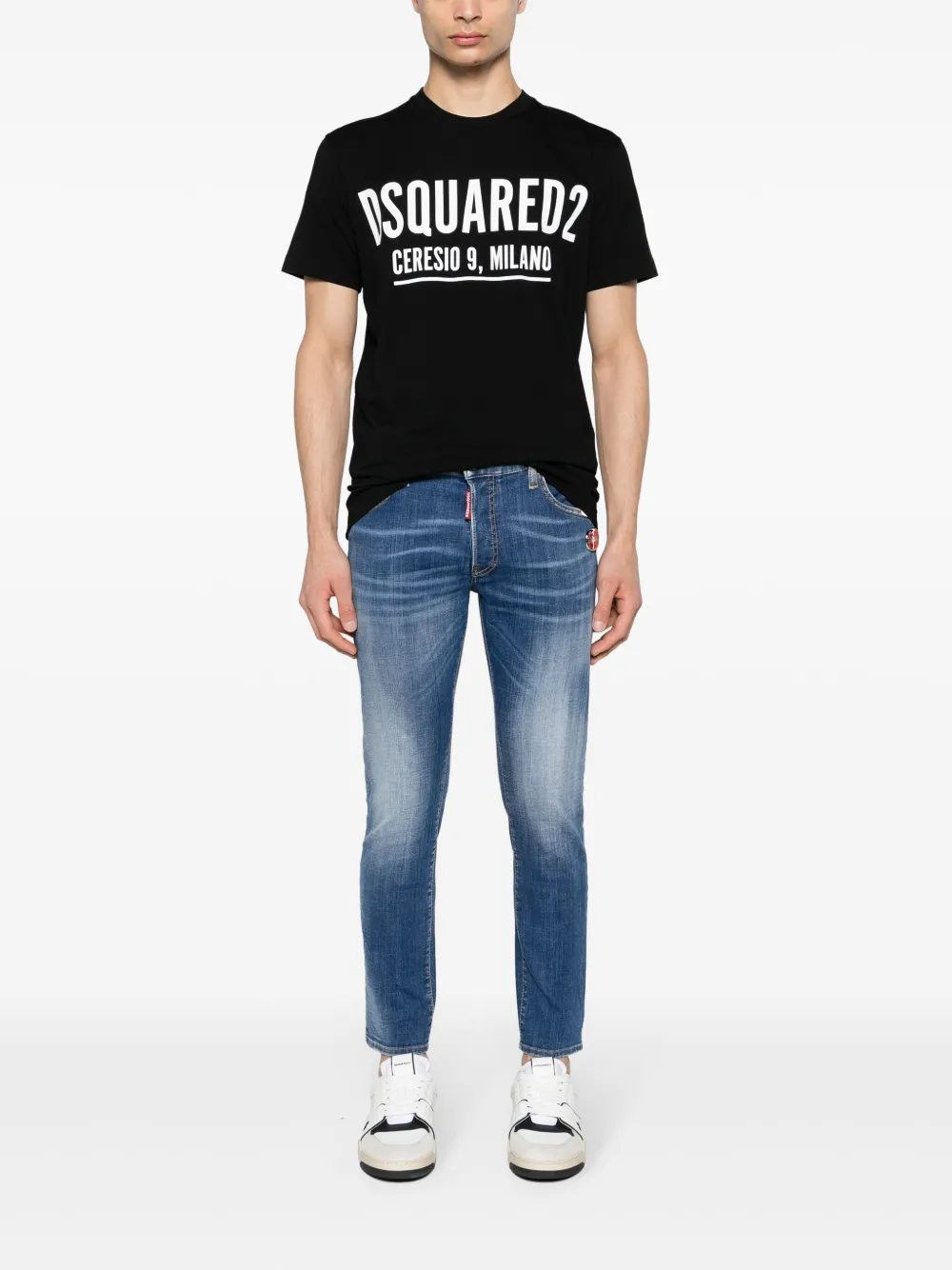 DSQUARED2 쿨 걸 슬림 핏 진 | 스키니 진 | Image 2