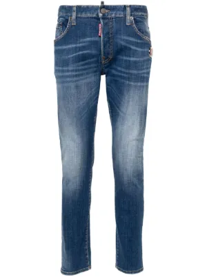 Dolce & Gabbana logo-patch Jeans | Blue | FARFETCH