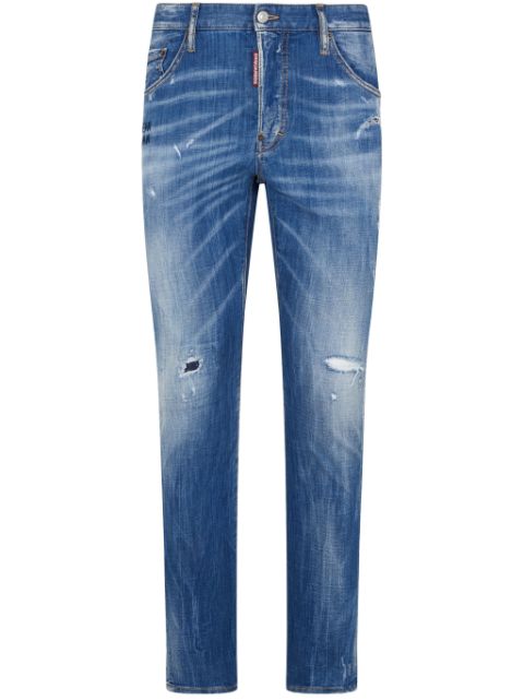 DSQUARED2 distressed slim-cut jeans Men