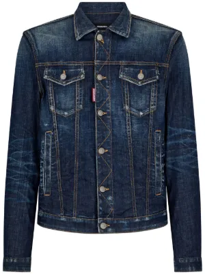 Veste en jean homme imprimé hot sale