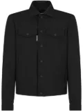 DSQUARED2 button-up shirt jacket - Black