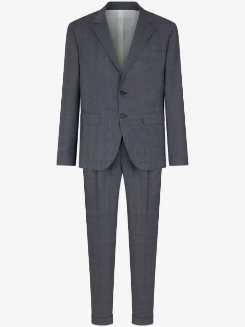 DSQUARED2 Blazer xadrez com abotoamento simples