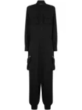 DSQUARED2 wide-leg cargo jumpsuit - Black