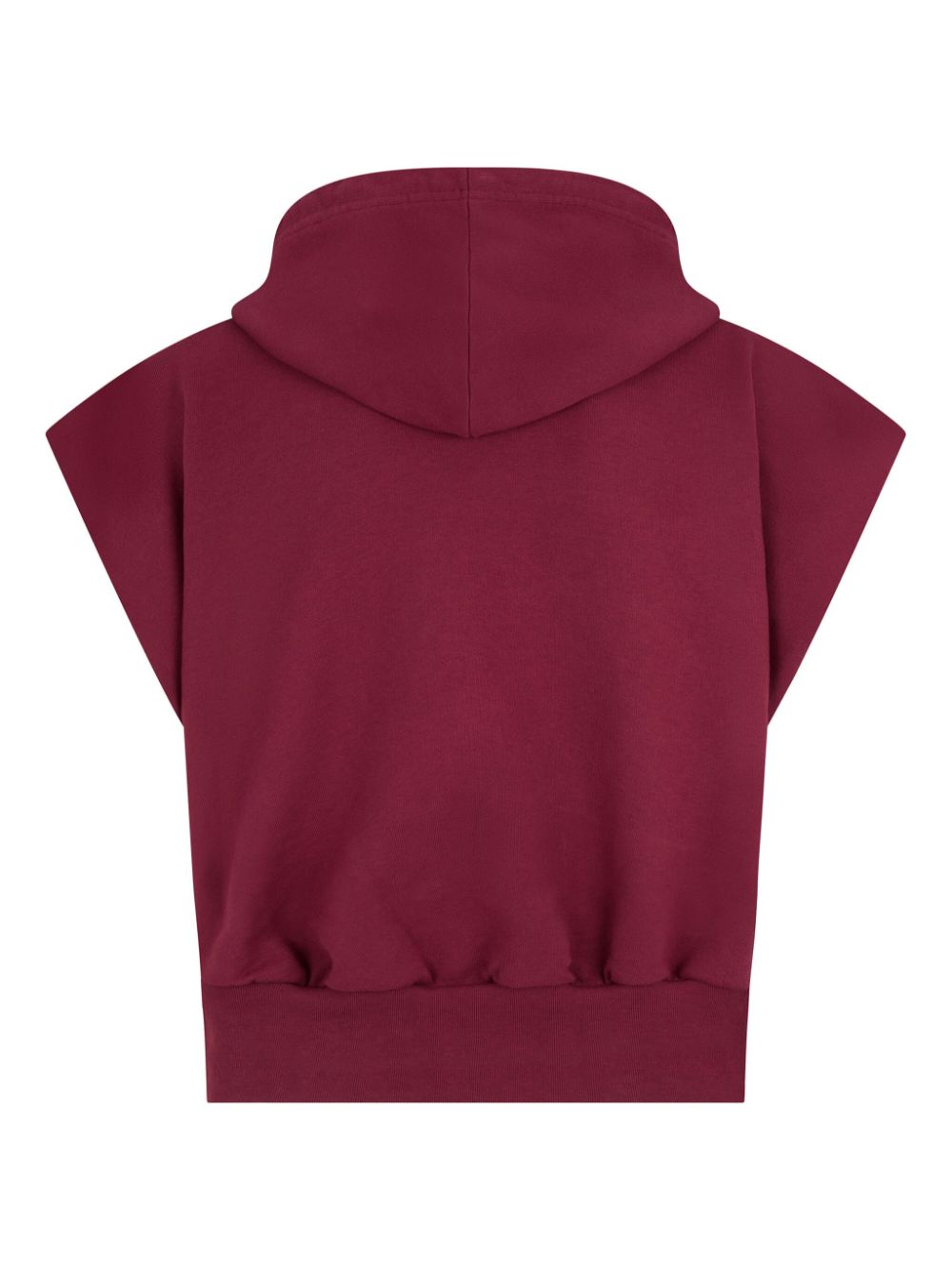 Image 2 of Dsquared2 logo-print sleeveless cotton hoodie