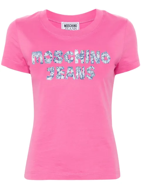 MOSCHINO JEANS logo-print T-shirt