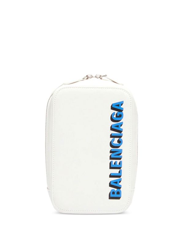 Balenciaga Logo Print Crossbody Bag - Farfetch