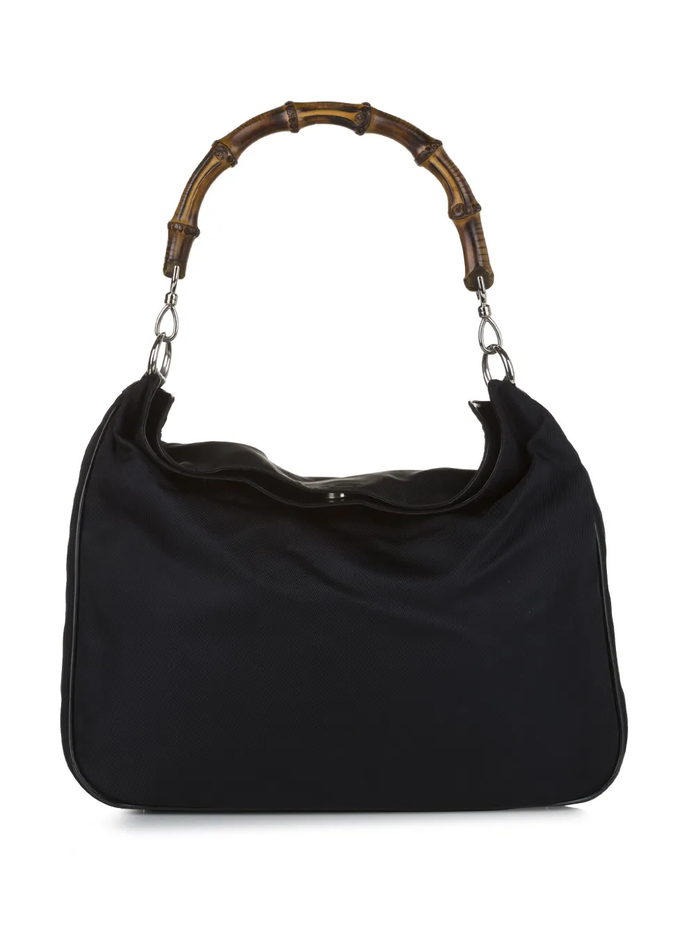 Gucci PreOwned Bamboo Canvas Tote Bag Farfetch