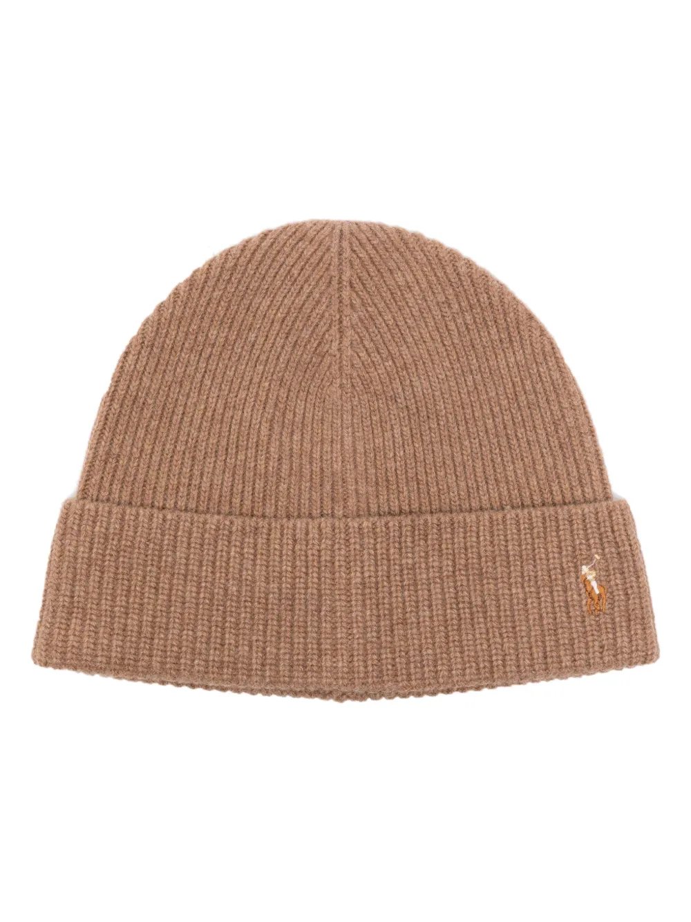 Polo Ralph Lauren Polo Pony Motif Beanie In Braun