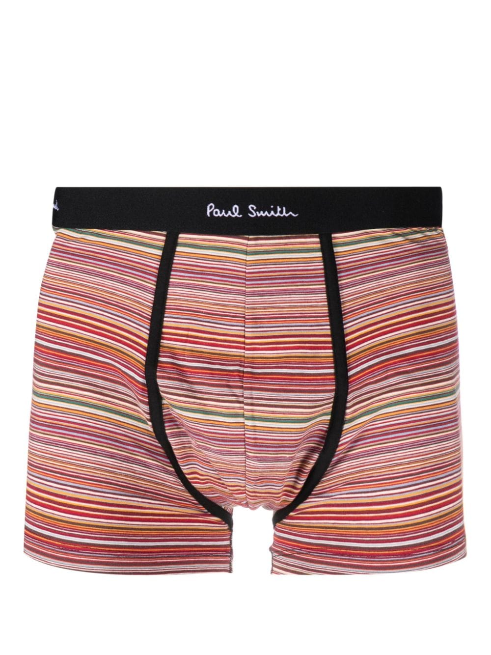 Shop Paul Smith Signature Stripe Panelled Boxer Set In Black