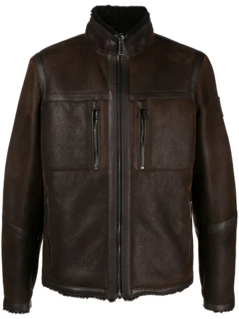 Belstaff Tundra zip-up leather jacket