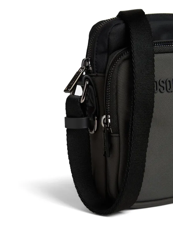 【DSQUARED2】Urban ショルダーバッグ ロゴ入り 関税・送料込み DSQUARED2 Urban logo-lettering Crossbody Bag | Black