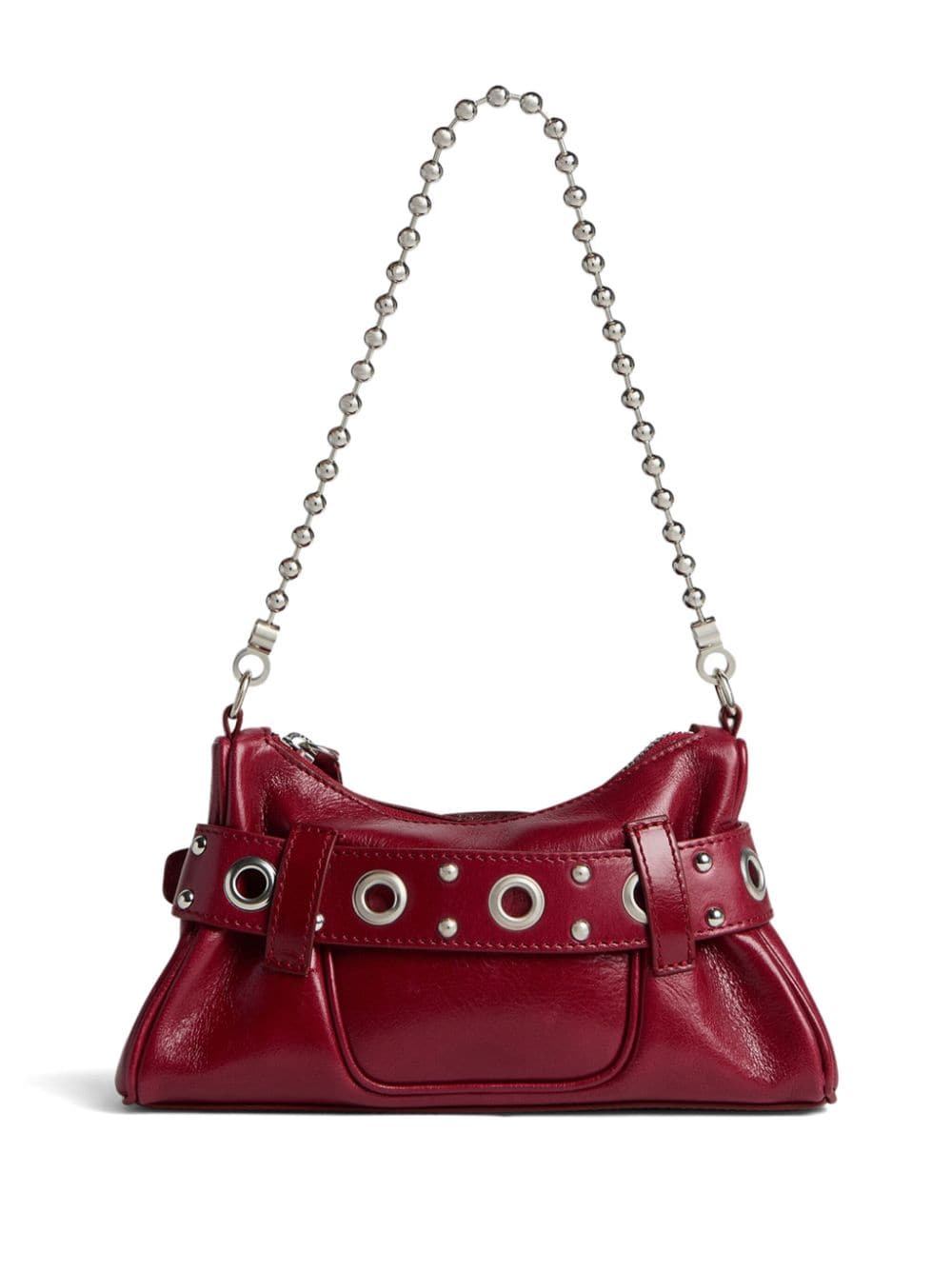 Shop Dsquared2 Gothic Leather Belt Bag In Rot