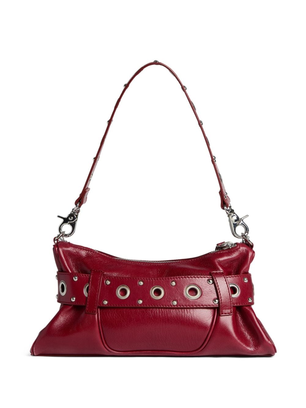 Dsquared2 Gothic leren schoudertas Rood