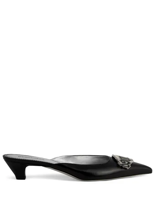 Mules 35 mm à plaque logo - DSQUARED2 - Modalova