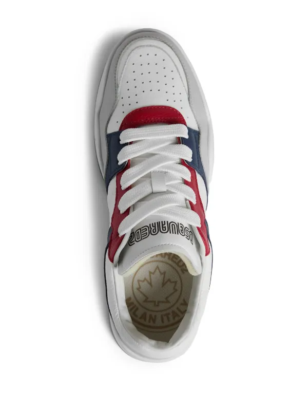 *DSQUARED2*レザー ローカットスニーカー ホワイト DSQUARED2 ローカット レザースニーカー | ホワイト | FARFETCH JP