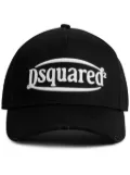 DSQUARED2 logo-embroidered baseball hat - Black