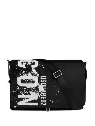 DSQUARED2 ロゴ ビジネスバッグ | ブラック | FARFETCH JP